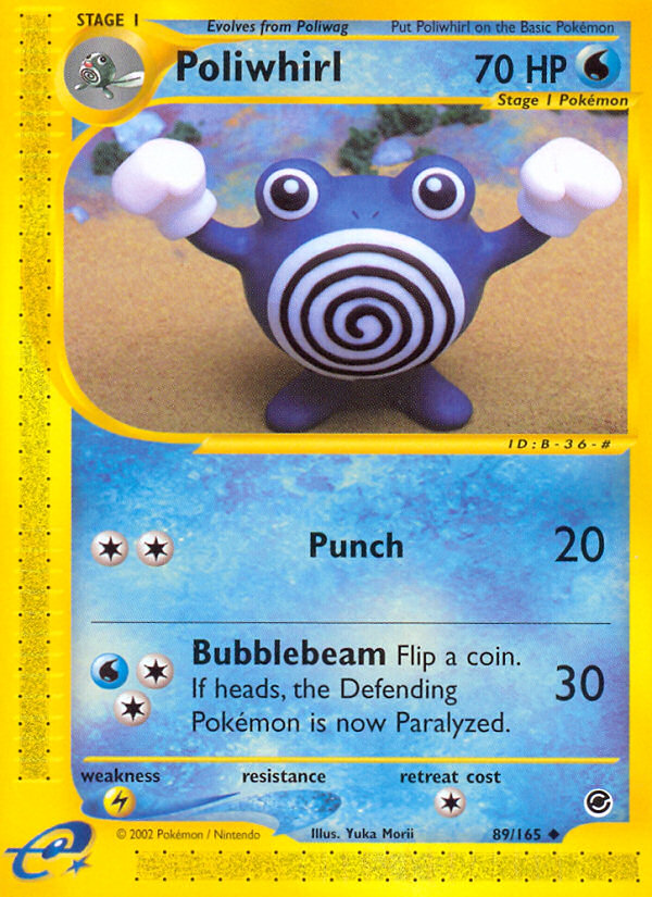 Poliwhirl (89/165) [Expedition: Base Set] | Exor Games New Glasgow