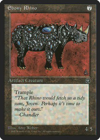 Ebony Rhino [Homelands] | Exor Games New Glasgow