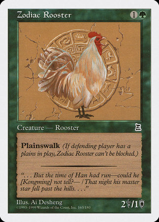 Zodiac Rooster [Portal Three Kingdoms] | Exor Games New Glasgow