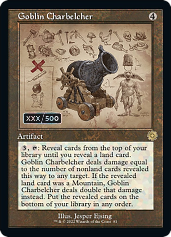 Goblin Charbelcher (Retro Schematic) (Serial Numbered) [The Brothers' War Retro Artifacts] | Exor Games New Glasgow