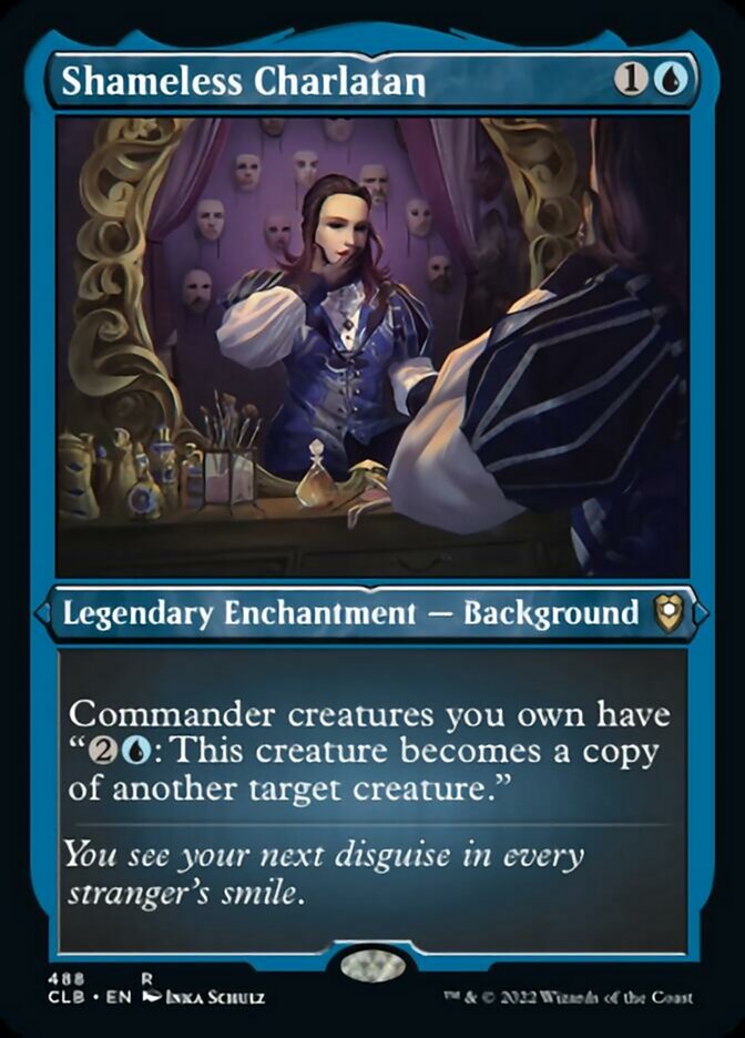 Shameless Charlatan (Foil Etched) [Commander Legends: Battle for Baldur's Gate] | Exor Games New Glasgow