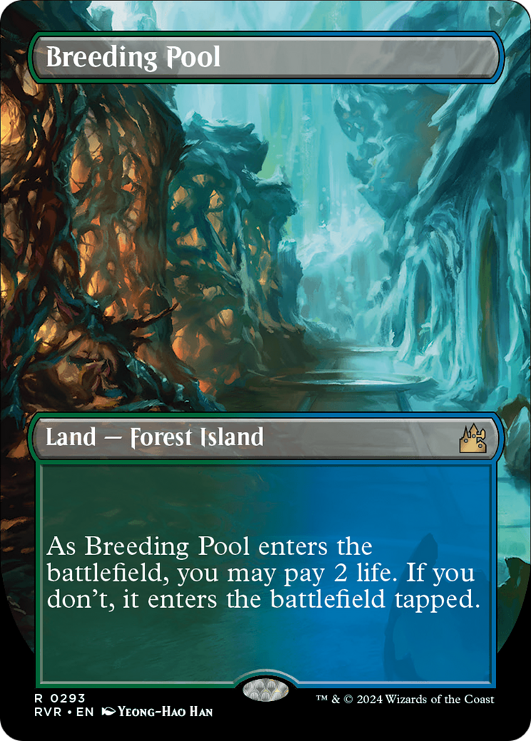 Breeding Pool (Borderless) [Ravnica Remastered] | Exor Games New Glasgow