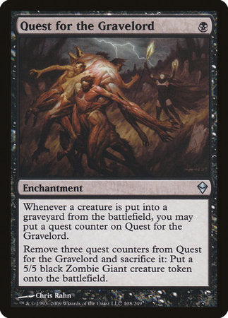 Quest for the Gravelord [Zendikar] | Exor Games New Glasgow