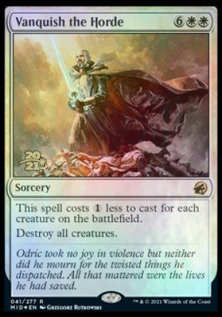 Vanquish the Horde [Innistrad: Midnight Hunt Prerelease Promos] | Exor Games New Glasgow