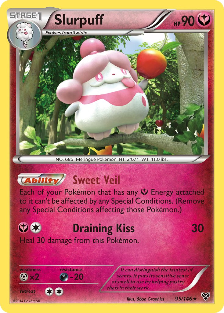 Slurpuff (95/146) (Theme Deck Exclusive) [XY: Base Set] | Exor Games New Glasgow