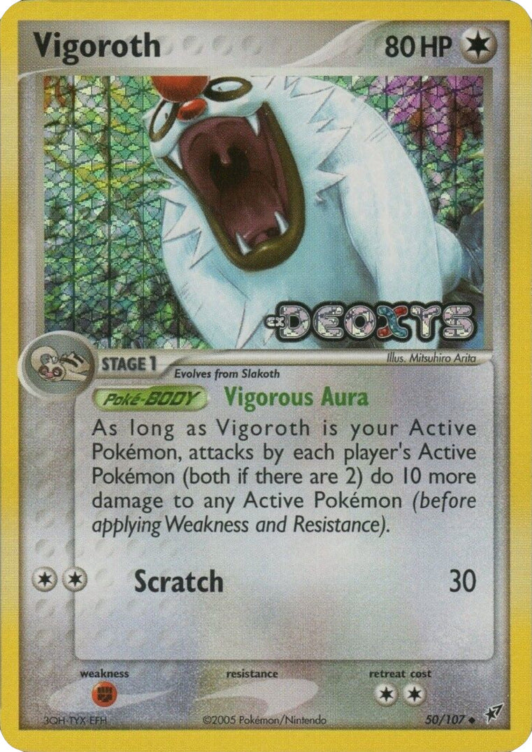 Vigoroth (50/107) (Stamped) [EX: Deoxys] | Exor Games New Glasgow