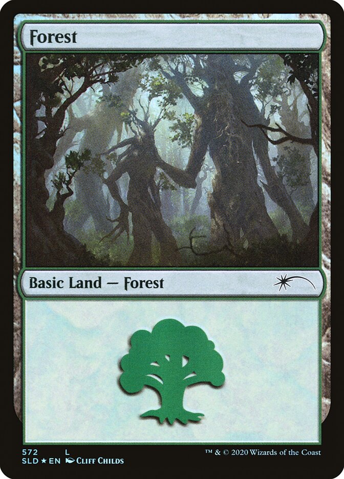 Forest (Tree Hugging) (572) [Secret Lair Drop Promos] | Exor Games New Glasgow