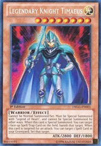 Legendary Knight Timaeus [DRLG-EN001] Secret Rare | Exor Games New Glasgow