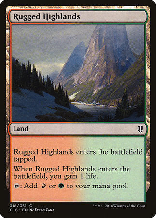 Rugged Highlands [Commander 2016] | Exor Games New Glasgow