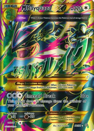 M Rayquaza EX (98/98) (Jumbo Card) [XY: Ancient Origins] | Exor Games New Glasgow