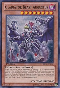 Gladiator Beast Augustus [PRIO-EN030] Rare | Exor Games New Glasgow