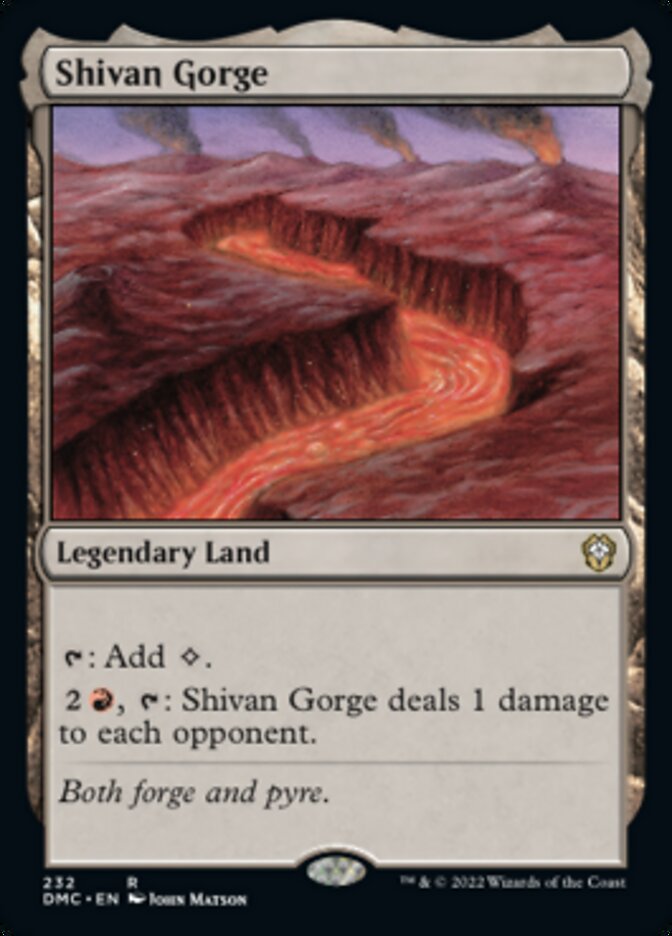 Shivan Gorge [Dominaria United Commander] | Exor Games New Glasgow