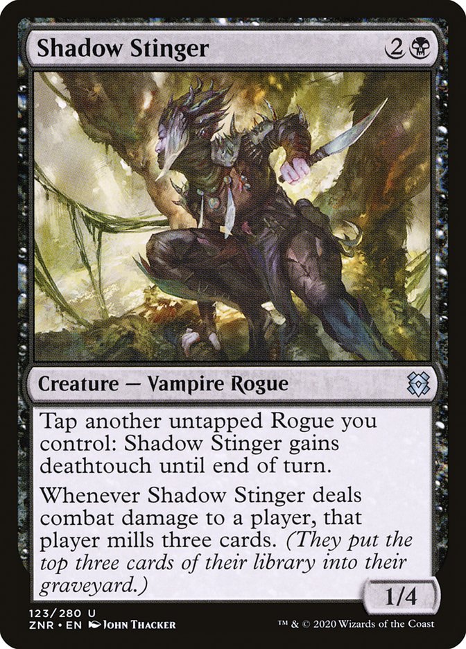 Shadow Stinger [Zendikar Rising] | Exor Games New Glasgow