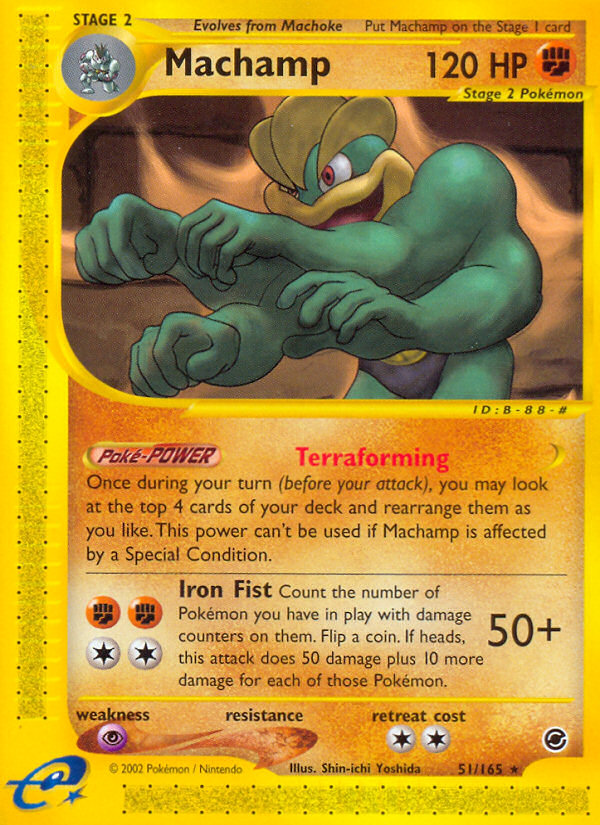 Machamp (51/165) [Expedition: Base Set] | Exor Games New Glasgow