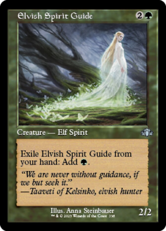 Elvish Spirit Guide (Retro) [Dominaria Remastered] | Exor Games New Glasgow