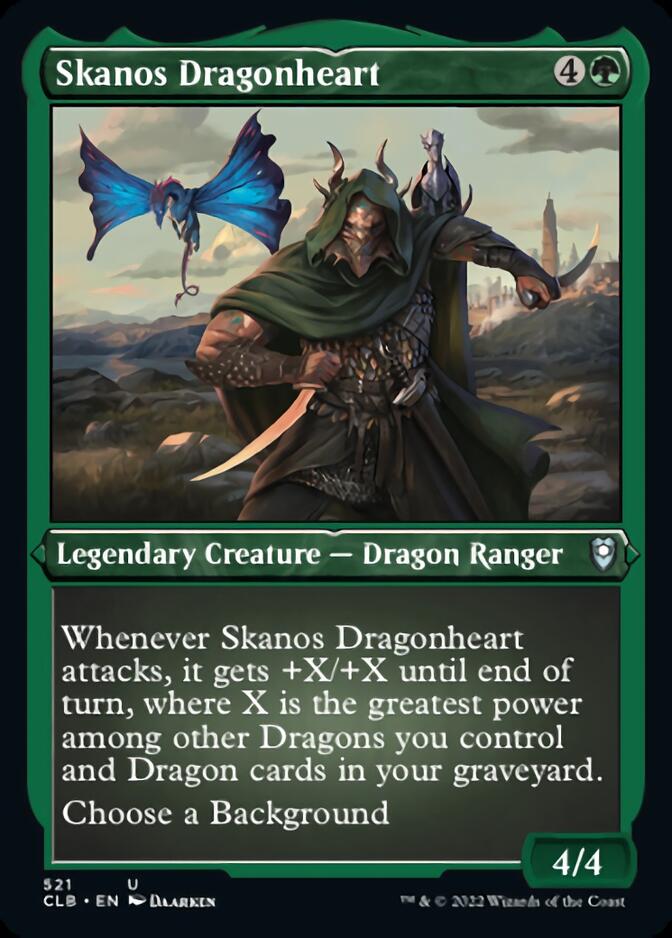 Skanos Dragonheart (Foil Etched) [Commander Legends: Battle for Baldur's Gate] | Exor Games New Glasgow