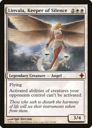 Linvala, Keeper of Silence [Rise of the Eldrazi] | Exor Games New Glasgow