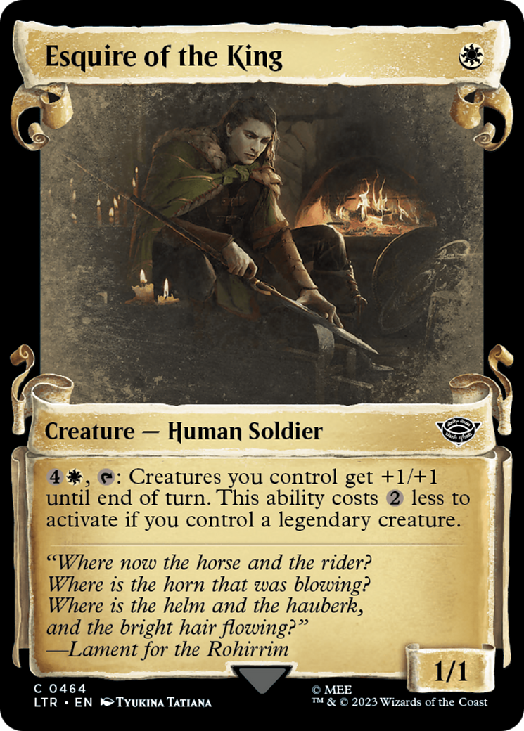 Esquire of the King [The Lord of the Rings: Tales of Middle-Earth Showcase Scrolls] | Exor Games New Glasgow