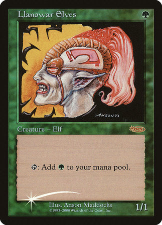 Llanowar Elves [Friday Night Magic 2000] | Exor Games New Glasgow