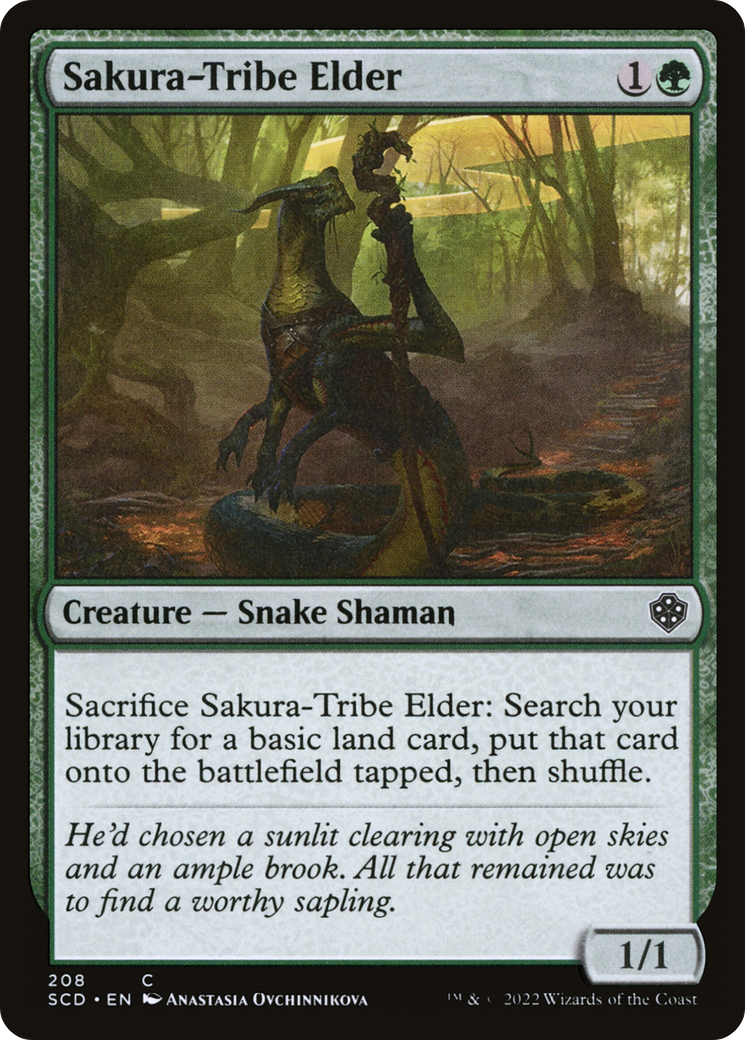 Sakura-Tribe Elder [Starter Commander Decks] | Exor Games New Glasgow