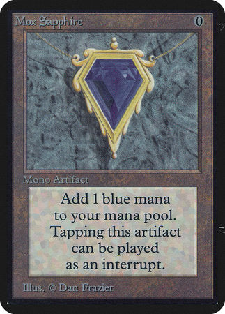 Mox Sapphire [Limited Edition Alpha] | Exor Games New Glasgow