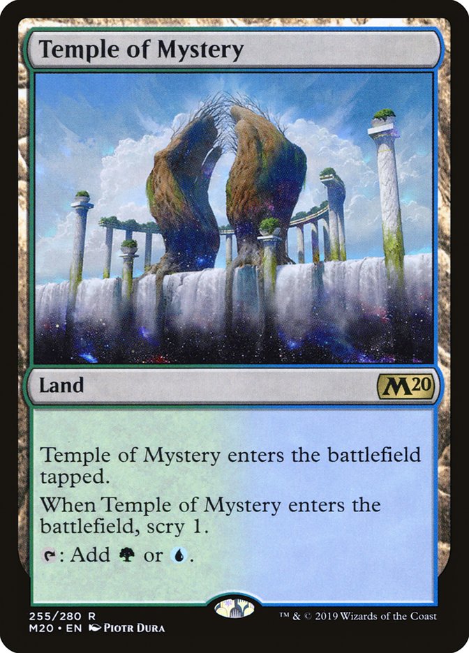 Temple of Mystery [Core Set 2020] | Exor Games New Glasgow