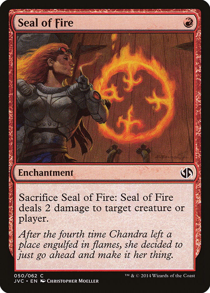 Seal of Fire [Duel Decks Anthology] | Exor Games New Glasgow