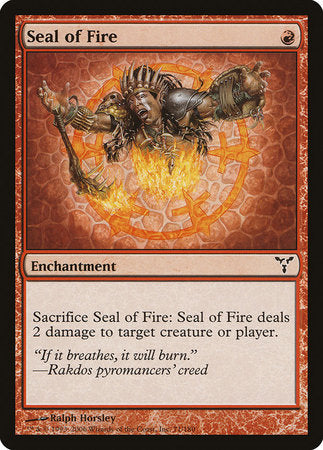 Seal of Fire [Dissension] | Exor Games New Glasgow