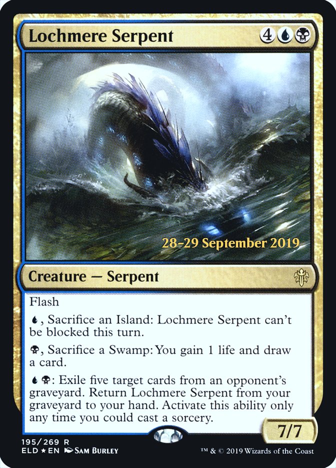 Lochmere Serpent  [Throne of Eldraine Prerelease Promos] | Exor Games New Glasgow