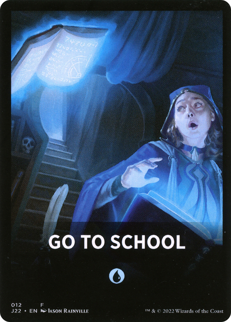 Go to School Theme Card [Jumpstart 2022 Front Cards] | Exor Games New Glasgow