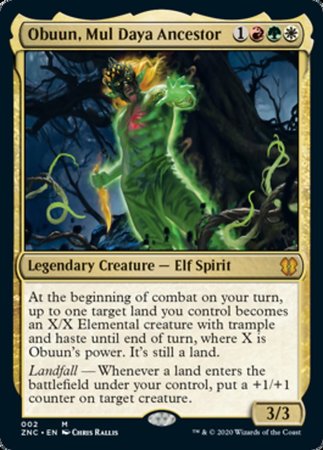 Obuun, Mul Daya Ancestor [Commander: Zendikar Rising] | Exor Games New Glasgow