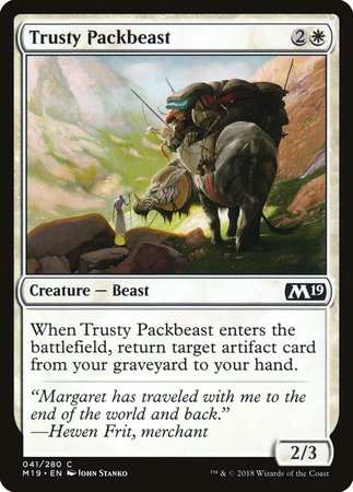 Trusty Packbeast [Core Set 2019] | Exor Games New Glasgow