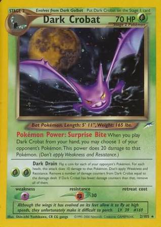 Dark Crobat (2/105) [Neo Destiny Unlimited] | Exor Games New Glasgow