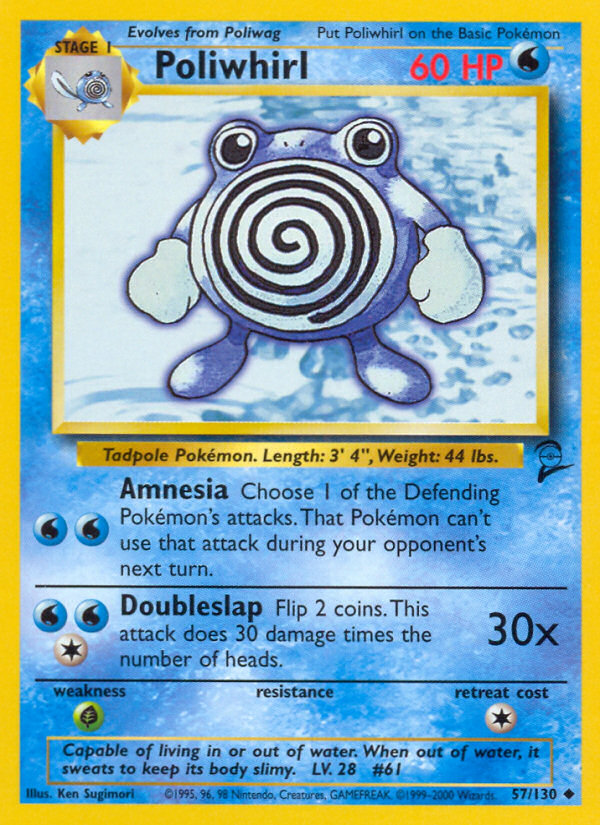 Poliwhirl (57/130) [Base Set 2] | Exor Games New Glasgow