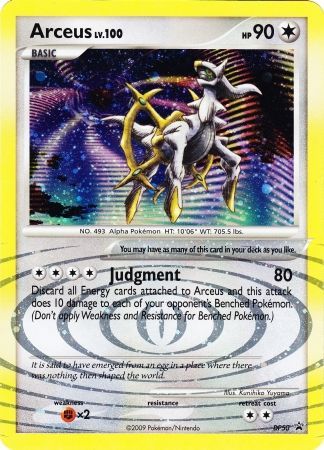 Arceus (DP50) (Jumbo Card) [Diamond & Pearl: Black Star Promos] | Exor Games New Glasgow