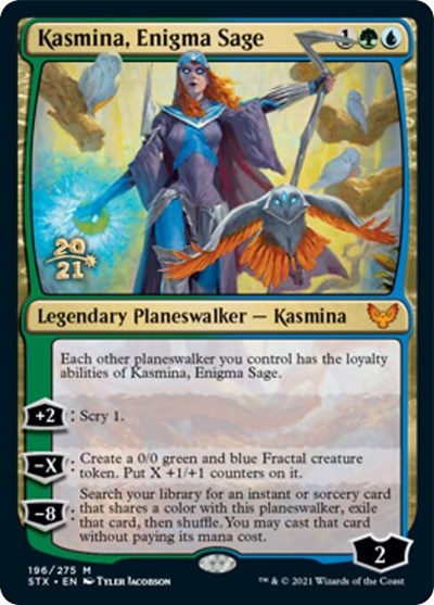 Kasmina, Enigma Sage [Strixhaven: School of Mages Prerelease Promos] | Exor Games New Glasgow