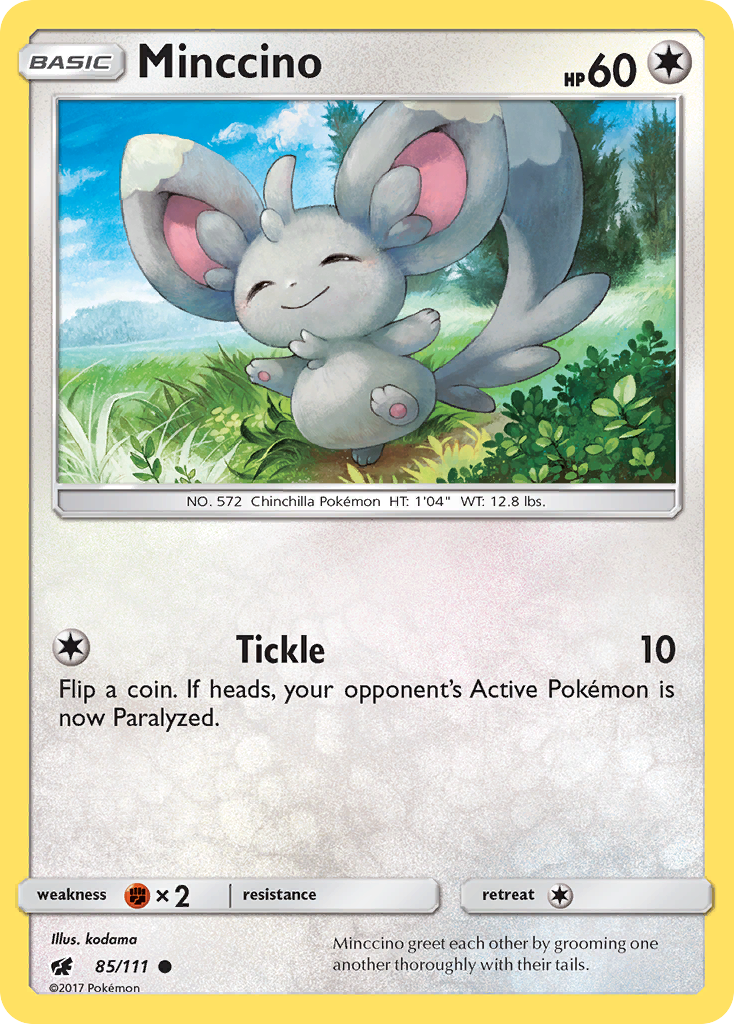 Minccino (85/111) [Sun & Moon: Crimson Invasion] | Exor Games New Glasgow