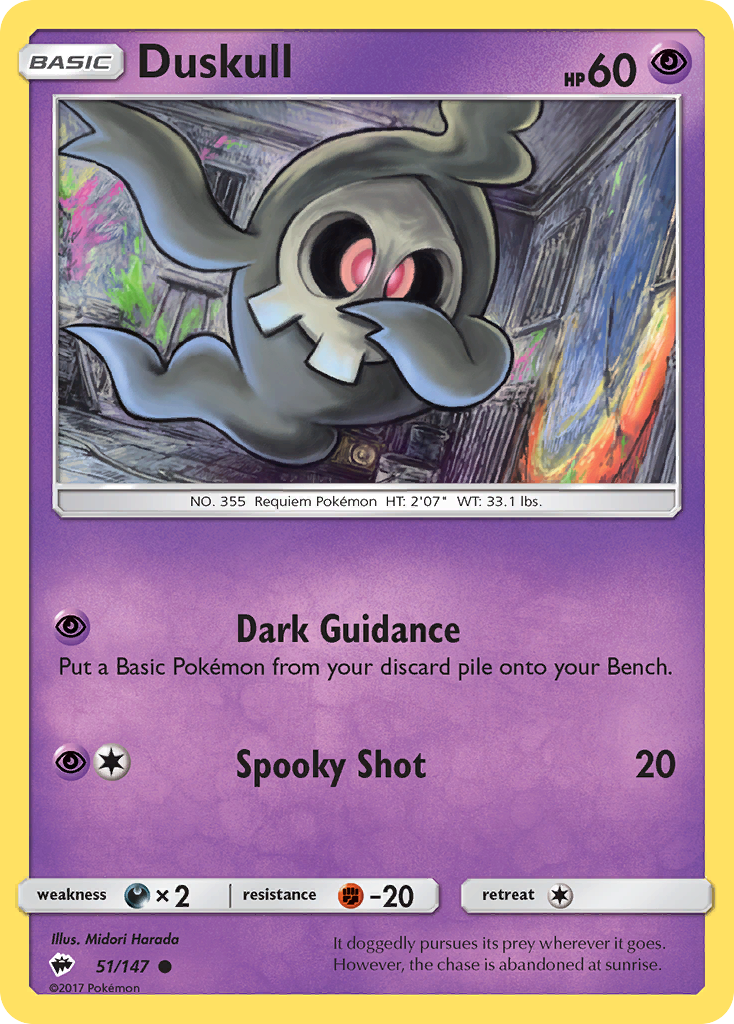 Duskull (51/147) [Sun & Moon: Burning Shadows] | Exor Games New Glasgow