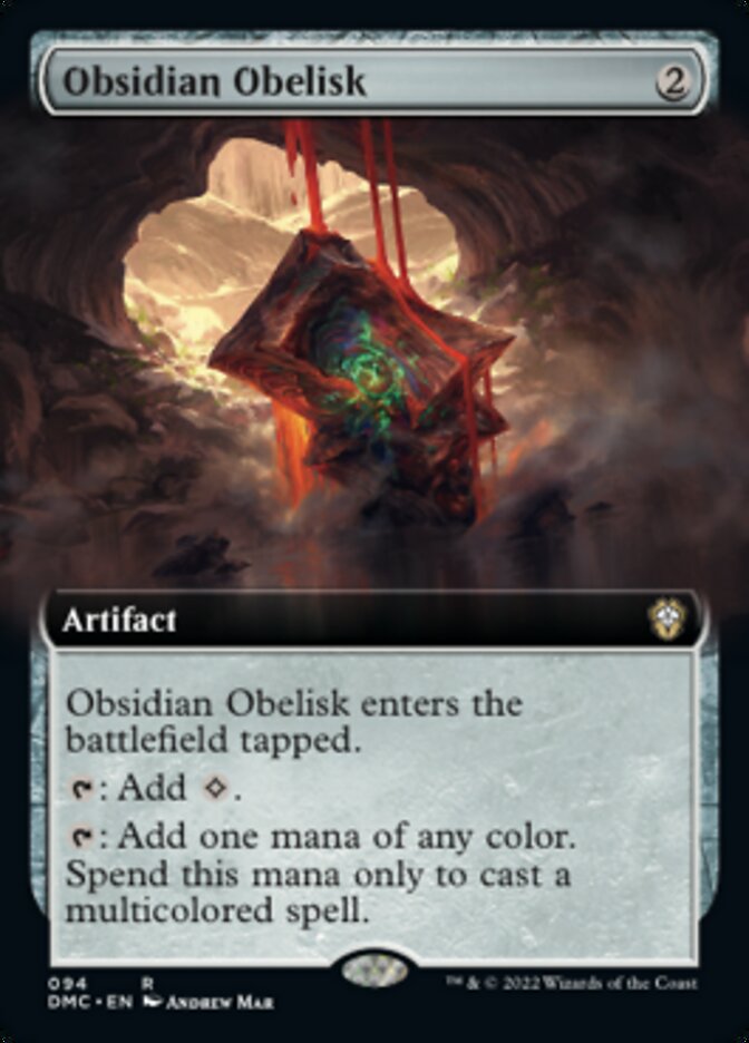 Obsidian Obelisk (Extended Art) [Dominaria United Commander] | Exor Games New Glasgow