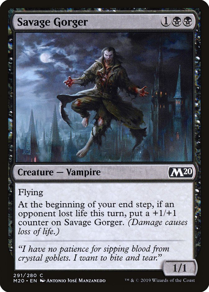 Savage Gorger [Core Set 2020] | Exor Games New Glasgow