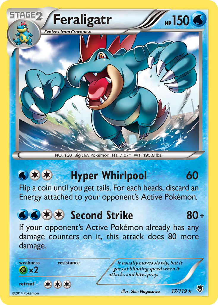 Feraligatr (17/119) [XY: Phantom Forces] | Exor Games New Glasgow