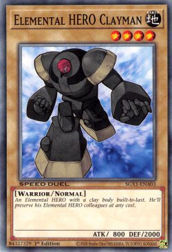 Elemental HERO Clayman [SGX1-ENA03] Common | Exor Games New Glasgow