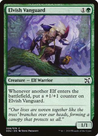 Elvish Vanguard [Duel Decks: Elves vs. Inventors] | Exor Games New Glasgow