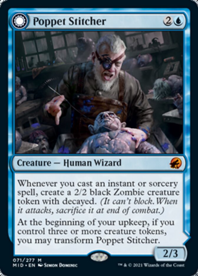 Poppet Stitcher // Poppet Factory [Innistrad: Midnight Hunt] | Exor Games New Glasgow