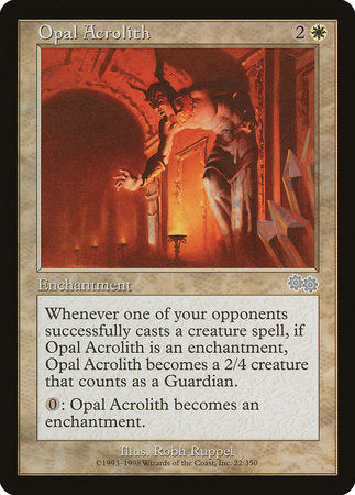 Opal Acrolith [Urza's Saga] | Exor Games New Glasgow