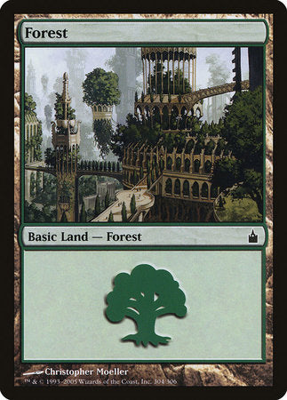 Forest (304) [Ravnica: City of Guilds] | Exor Games New Glasgow