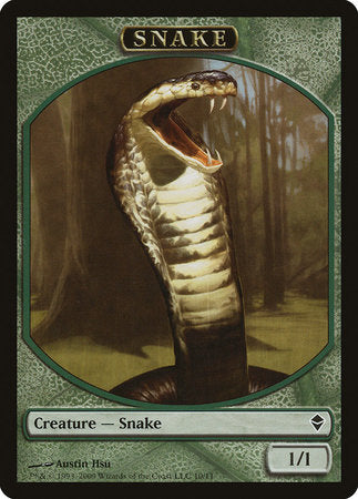 Snake Token [Zendikar Tokens] | Exor Games New Glasgow