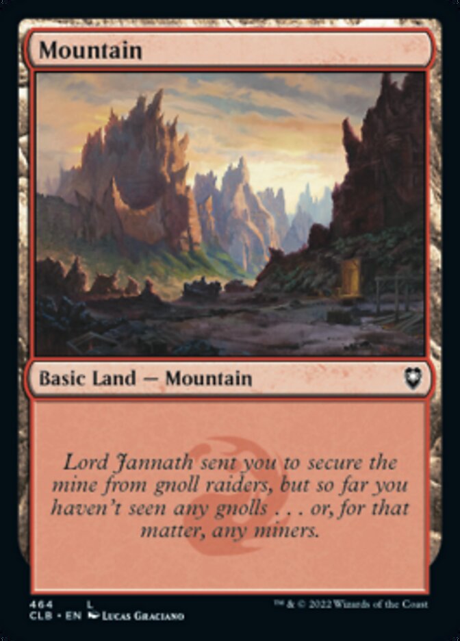 Mountain (464) [Commander Legends: Battle for Baldur's Gate] | Exor Games New Glasgow