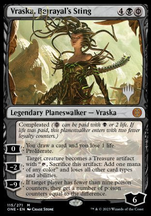 Vraska, Betrayal's Sting (Promo Pack) [Phyrexia: All Will Be One Promos] | Exor Games New Glasgow