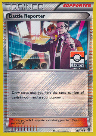 Battle Reporter (88/111) (League Promo) [XY: Furious Fists] | Exor Games New Glasgow